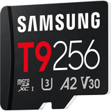 Samsung T9 microSDXC 256 GB, Tarjeta de memoria negro
