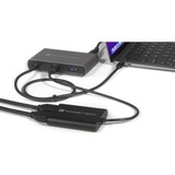 Sonnet USB3-DHDMI adaptador de cable de vídeo USB tipo A 2 x HDMI Negro negro, USB tipo A, 2 x HDMI, Macho, Hembra, Derecho, Derecho