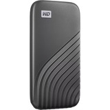 WD My Passport 4000 GB Gris, Unidad de estado sólido gris, 4000 GB, USB Tipo C, 3.2 Gen 2 (3.1 Gen 2), 1050 MB/s, Protección mediante contraseña, Gris