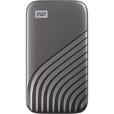 WD My Passport 4000 GB Gris, Unidad de estado sólido gris, 4000 GB, USB Tipo C, 3.2 Gen 2 (3.1 Gen 2), 1050 MB/s, Protección mediante contraseña, Gris