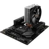 be quiet! SHADOW ROCK SLIM 2 Procesador Enfriador 13,5 cm Aluminio, Negro, Cobre 1 pieza(s), Disipador de CPU Enfriador, 13,5 cm, 1400 RPM, Aluminio, Negro, Cobre