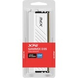 ADATA GAMMIX D35 módulo de memoria 32 GB 1 x 32 GB DDR4 288-pin DIMM, Memoria RAM blanco, 32 GB, 1 x 32 GB, DDR4, 3200 MHz, 288-pin DIMM