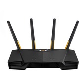 ASUS TUF Gaming AX3000 V2 router inalámbrico Gigabit Ethernet Doble banda (2,4 GHz / 5 GHz) Negro, Naranja negro/Amarillo, Wi-Fi 6 (802.11ax), Doble banda (2,4 GHz / 5 GHz), Ethernet, Negro, Naranja, Router de sobremesa