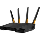 ASUS TUF Gaming AX3000 V2 router inalámbrico Gigabit Ethernet Doble banda (2,4 GHz / 5 GHz) Negro, Naranja negro/Amarillo, Wi-Fi 6 (802.11ax), Doble banda (2,4 GHz / 5 GHz), Ethernet, Negro, Naranja, Router de sobremesa