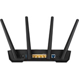 ASUS TUF Gaming AX3000 V2 router inalámbrico Gigabit Ethernet Doble banda (2,4 GHz / 5 GHz) Negro, Naranja negro/Amarillo, Wi-Fi 6 (802.11ax), Doble banda (2,4 GHz / 5 GHz), Ethernet, Negro, Naranja, Router de sobremesa