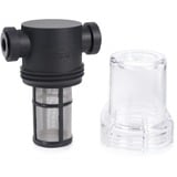 Alphacool Filtro de partículas en línea ES Big 2x G1/4" IG/IG, Filtros negro/Transparente