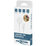 Ansmann Cable de carga USB-C para Apple Watch blanco