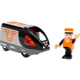 BRIO World tren de pasajeros naranja y negro, Vehículo de juguete 