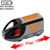 BRIO World tren de pasajeros naranja y negro, Vehículo de juguete 