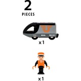 BRIO World tren de pasajeros naranja y negro, Vehículo de juguete 