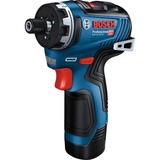 Bosch GSR 12V-35 1750 RPM Negro, Azul, Rojo, Destornillador azul/Negro, Destornillador eléctrico, Mango de pistola, Sin llave, Negro, Azul, Rojo, Sin escobillas, Gancho de cinturón