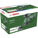 Bosch PEX 220 A Lijadora orbital 24000 OPM Negro, Verde verde/Negro, Lijadora orbital, Negro, Verde, 24000 OPM, 1,25 mm, 80 dB, 77 dB