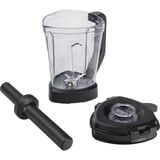 Braun JB 9040 Batidora de vaso 1600 W Negro, Batidora depie negro, Batidora de vaso, Función de impulso, Picahielos, 1 m, 1600 W, Negro