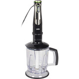 Braun MultiQuick 9 MQ9147X 0,6 L Batidora de inmersión 1200 W Negro, Acero inoxidable, Batidora de mano acero fino/Negro, Batidora de inmersión, 0,6 L, Función de impulso, Picahielos, 1200 W, Negro, Acero inoxidable