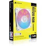 Corsair Corsair iCUE RX120 RGB Single wh, Ventilador blanco