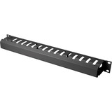 Digitus Panel para cableado con aberturas extraíbles para armario de 483 mm (19"), 1U, Guía para cable negro, 1U, Negro, China, 490 mm, 80 mm, 1960 cm³, 753,125 g