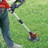 EINHELL Recortadora de césped a batería Power X-Change GE-CT 18 Li, 18 Voltios, Cortabordes rojo/Negro