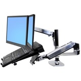 Ergotron LX Series Dual Stacking Arm 61 cm (24") Plata Escritorio, Soporte de monitor plateado, 18,1 kg, 61 cm (24"), 75 x 75 mm, 100 x 100 mm, Ajustes de altura, Plata