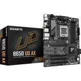 GIGABYTE B650 UD AX Placa Base - Compatible con CPUs AMD Ryzen Serie 9000, VRM de 6+2+2 fases, hasta 7600MHz DDR5 (OC), 1x PCIe 5.0 + 2x PCIe 4.0 M.2, LAN GbE, Wi-Fi 6, USB 3.2 Gen 2 negro/Gris, VRM de 6+2+2 fases, hasta 7600MHz DDR5 (OC), 1x PCIe 5.0 + 2x PCIe 4.0 M.2, LAN GbE, Wi-Fi 6, USB 3.2 Gen 2, AMD, Zócalo AM5, AMD Ryzen 7000 Series, AMD Ryzen 8000 Series, AMD Ryzen 9000 Series, Zócalo AM5, DDR5-SDRAM, 256 GB