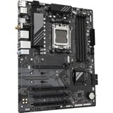 GIGABYTE B650 UD AX Placa Base - Compatible con CPUs AMD Ryzen Serie 9000, VRM de 6+2+2 fases, hasta 7600MHz DDR5 (OC), 1x PCIe 5.0 + 2x PCIe 4.0 M.2, LAN GbE, Wi-Fi 6, USB 3.2 Gen 2 negro/Gris, VRM de 6+2+2 fases, hasta 7600MHz DDR5 (OC), 1x PCIe 5.0 + 2x PCIe 4.0 M.2, LAN GbE, Wi-Fi 6, USB 3.2 Gen 2, AMD, Zócalo AM5, AMD Ryzen 7000 Series, AMD Ryzen 8000 Series, AMD Ryzen 9000 Series, Zócalo AM5, DDR5-SDRAM, 256 GB