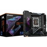 GIGABYTE Placa base Z890I AORUS ULTRA - Compatible con CPUs Intel Core Ultra (Serie 2), VRM de 8+1+2 fases, hasta 8800MHz DDR5 (OC), 1xPCIe 5.0 + 1xPCIe 4.0, Wi-Fi 7, LAN 2.5GbE, Thunderbolt 4 VRM de 8+1+2 fases, hasta 8800MHz DDR5 (OC), 1xPCIe 5.0 + 1xPCIe 4.0, Wi-Fi 7, LAN 2.5GbE, Thunderbolt 4, Intel, LGA 1851 (Socket V1), Intel Core Ultra (Series 2), LGA 1851, 256 GB, DDR5-SDRAM