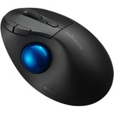 Kensington Trackball Pro Fit Ergo TB450 negro/Azul, mano derecha, Trackball, RF Wireless + Bluetooth, 1600 DPI, Negro, Azul