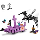 LEGO El Dragón Ender y el Barco del End, Juegos de construcción Juego de construcción, 8 año(s), Plástico, 657 pieza(s), 1,05 kg