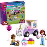 LEGO Friends Camión de reparto de pasteles de unicornio, Juegos de construcción 