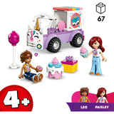 LEGO Friends Camión de reparto de pasteles de unicornio, Juegos de construcción 