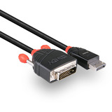 Lindy Cable adaptador DisplayPort a DVI negro
