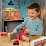 MGA Entertainment Little Tikes Creative Construction - Set de medición y corte, Herramientas para niños 
