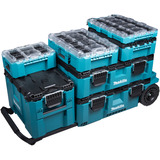 Makita Organizador plano M, Caja de herramientas azul/Transparente