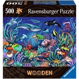 Ravensburger Rompecabezas de madera Abajo en el mar, Puzzle 