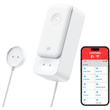 SwitchBot Detector de agua WLAN con cable sensor, Detectores de agua blanco