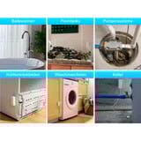 SwitchBot Detector de agua WLAN con cable sensor, Detectores de agua blanco