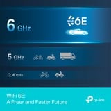 TP-Link Archer TXE70UH WLAN 5400 Mbit/s, Adaptador de red Inalámbrico y alámbrico, USB, WLAN, Wi-Fi 6E (802.11ax), 5400 Mbit/s, Negro