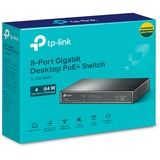 TP-Link TL-SG1008P Gigabit Ethernet (10/100/1000) Energía sobre Ethernet (PoE) Gris, Interruptor/Conmutador negro, Gigabit Ethernet (10/100/1000), Energía sobre Ethernet (PoE)