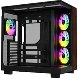 Thermaltake View 380 XL WS ARGB, Cajas de torre negro/Madera