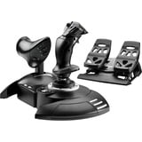 Thrustmaster T.Flight Full Kit X Negro USB Palanca de mando Analógico/Digital PC, Xbox, Conjunto negro, Palanca de mando, PC, Xbox, Cruceta, Analógico/Digital, Alámbrico, USB