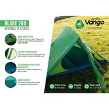 Vango Tienda túnel Blade 200, Tienda de campaña verde
