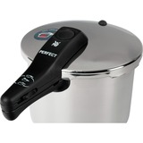 WMF Perfect 07926399 6,5 L Acero inoxidable, Olla acero fino, 6,5 L, Cerámico, Gas, Halógeno, Inducción, Acero inoxidable, 22 cm, Acero inoxidable, Desmontable, Ergonómico