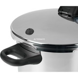 WMF Perfect 07926399 6,5 L Acero inoxidable, Olla acero fino, 6,5 L, Cerámico, Gas, Halógeno, Inducción, Acero inoxidable, 22 cm, Acero inoxidable, Desmontable, Ergonómico