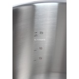 WMF Perfect 07926399 6,5 L Acero inoxidable, Olla acero fino, 6,5 L, Cerámico, Gas, Halógeno, Inducción, Acero inoxidable, 22 cm, Acero inoxidable, Desmontable, Ergonómico