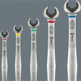 Wera Juego de llaves combinadas con trinquete 6007 Joker 11, 11 piezas, Llave de tuercas 