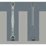 Wera Juego de llaves combinadas con trinquete 6007 Joker 11, 11 piezas, Llave de tuercas 