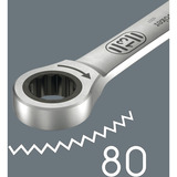 Wera Juego de llaves combinadas con trinquete 6007 Joker 11, 11 piezas, Llave de tuercas 