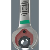 Wera Juego de llaves combinadas con trinquete 6007 Joker 11, 11 piezas, Llave de tuercas 