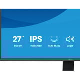iiyama X2791HS-B1, Monitor LED negro (mate)