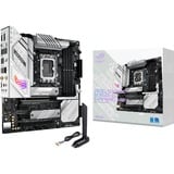 ASUS ROG STRIX B760-G GAMING WIFI Intel B760 LGA 1700 micro ATX, Placa base plateado, Intel, LGA 1700, Intel® Celeron®, Intel® Pentium® Gold, Intel® Core™ i3, Intel® Core™ i5, Intel® Core™..., LGA 1700, DDR5-SDRAM, 192 GB