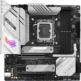 ASUS ROG STRIX B760-G GAMING WIFI Intel B760 LGA 1700 micro ATX, Placa base plateado, Intel, LGA 1700, Intel® Celeron®, Intel® Pentium® Gold, Intel® Core™ i3, Intel® Core™ i5, Intel® Core™..., LGA 1700, DDR5-SDRAM, 192 GB